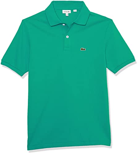 Lacoste Boys' Short Sleeve Classic Pique Polo, VERDIER, 6 Years