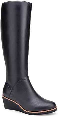 Aerosoles Women's Binocular Knee High Boot, Black, 7 | Image 1