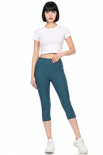 Image of Leggings Depot Women's Cotton Blend Stretch Pull-on Jeggings Casual Pants with Pockets (Available in Plus Size)
