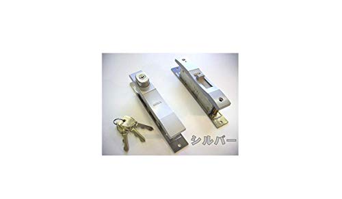 美和ロック 引違錠 シリンダー/サムターン 木製建具向けV型使用 扉厚33-41mm シルバー U9SL99-1V SV