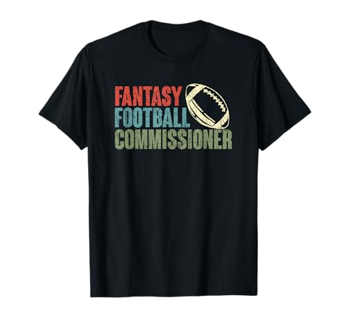 Fantasy Football Commisser Commish divertente bozza regalo per feste Maglietta