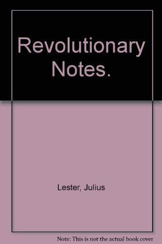 Revolutionary Notes. 0394171640 Book Cover
