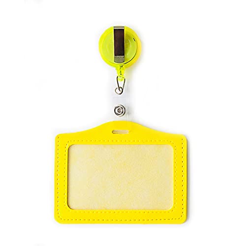 10 Stuks ID-badgehouder, ID-badgehouder Sleutelkaarten, Kleurrijke ID-badgehouder van PU-leer, voor Zakelijke… - Image 3