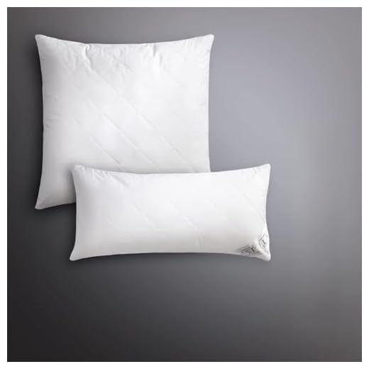 ESTELLA Kissen All-Season | Weiß | 80x80 cm | Polyester-Kissen | Bezug aus 100% Baumwolle | Füllung 100% Polyesterhohlfasern | Made in Germany | allergikergeeignet | direkt vom Hersteller