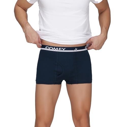 Image of Amul Comfy Men's Trunk Underwear | Soft Outer Elastic | Soft Waistband | Breathable Comfortable Innerwear | Pack of 2 | Color May Vary