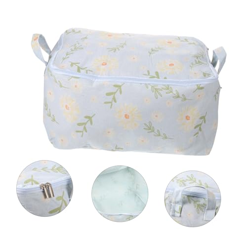 GLEAVI Garment Container Quilt Storage Bag by Bedroom Storage Pouch Smooth Zipper Cotton Clothes Organizer Travel Luggage Bag3