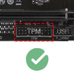 NewHail TPM2.0 Modul LPC 20Pin Modul mit Infineon SLB9665 für Gigabyte Motherboard kompatibel mit GC-TPM2.0