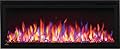 Napoleon Entice 42 - NEFL42CFH - Wall Hanging Electric Fireplace, 42-in, Black, Glass Front, Glass Crystal Ember Bed, 3 Flame Colors, Remote Included