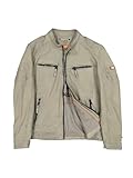 emilio adani Herren Herren Lederjacke, Hellgruen, 40232, Hellgruen in Größe 60