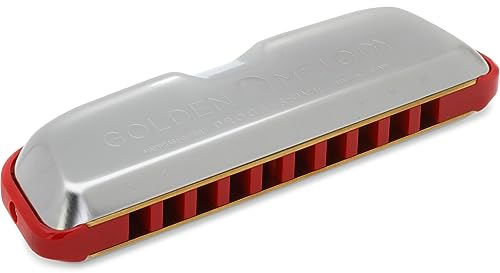 Hohner Golden Melody Progressive Harmonica, Key of Db Flat (M544BX-DB)