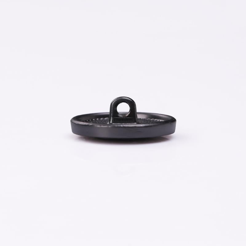 Botones Vintage, 20 Botones con patrón de Flores vástago, botón Redondo for Ropa, cárdigans, Abrigos, proyectos Manualidades(Black,20 mm)