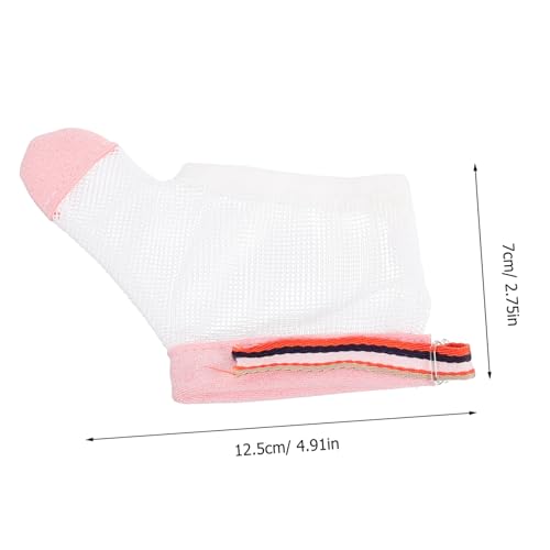 2 Pairs of Baby Thumb Sucking Gloves for Boys and Girls Soft Thumb Guard Mittens Finger Sucking Corrector Non-Toxic Fabric for Infants and Toddlers2