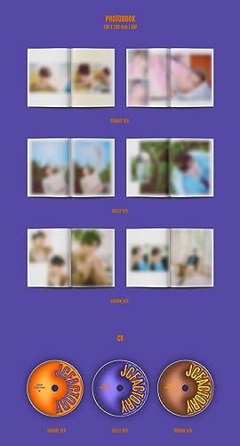 JAECHAN DKZ Mini Album CD JCFACTORY avec affiche pliée en version VIOLET pour collectionneurs - 4