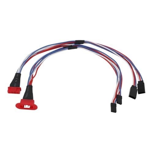 Conector MPX de 8 pines con cable de extensión servo de 20 AWG para aeromodelos RC