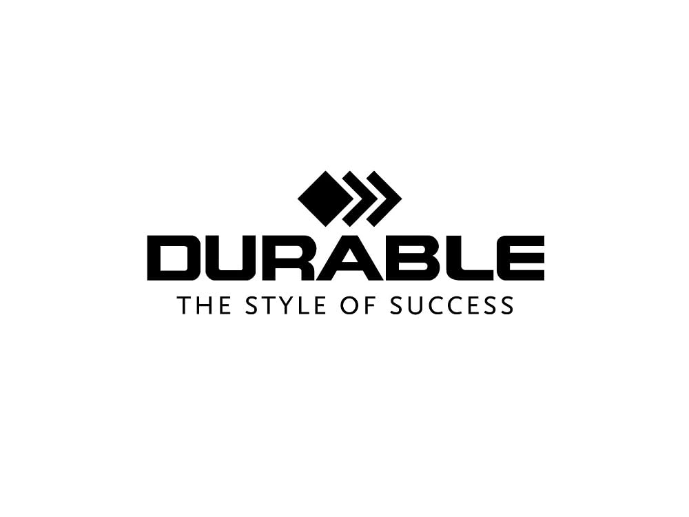 Durable Pass-Halter De-Luxe (mit Textilband, Textillband) Packung à 10 Stück, schwarz, 820758