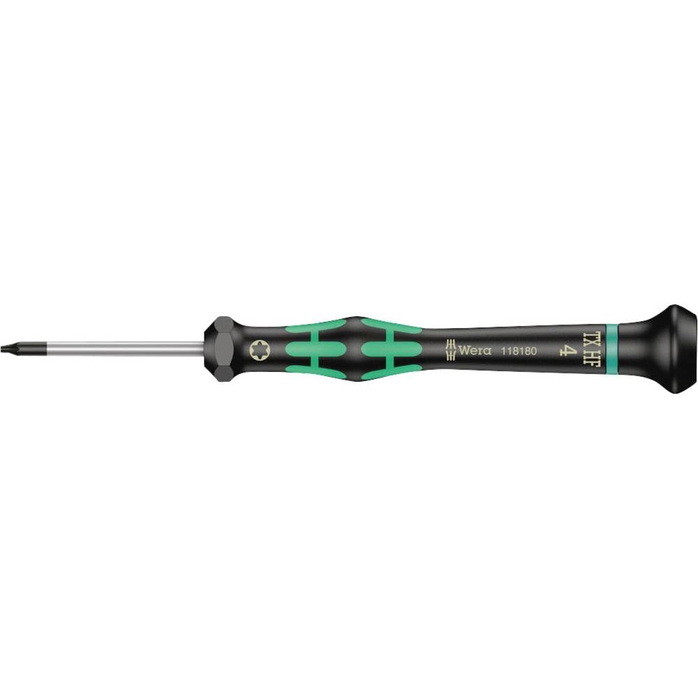 Wera 2067 Elektronikçiler için Torx-HF Tornavida, Tutma Fonksiyonlu, TX 4 x 40 mm, 05118180001