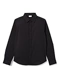 s.Oliver Jungen Long-sleeved Shirt Hemd Langarm, Schwarz, 164 EU