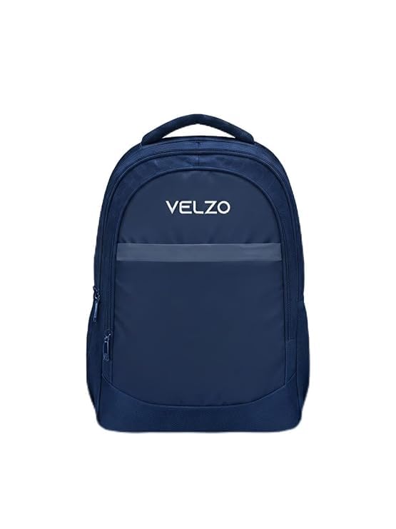 Image of VELZO Laptop Backpack with Multiple Compartments | Durable Fabric,Comfortable Shoulder Straps | Lightweight Travel, Office & College Backpack