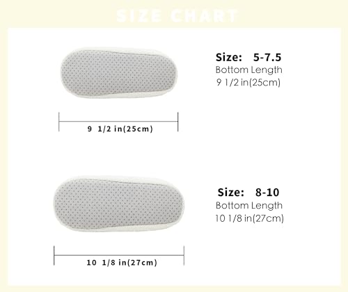 Image of DICUIRD Slipper Socks For Women With Grippers, Fuzzy With Non Slip Bottoms, Cozy Warm Knit Slippers