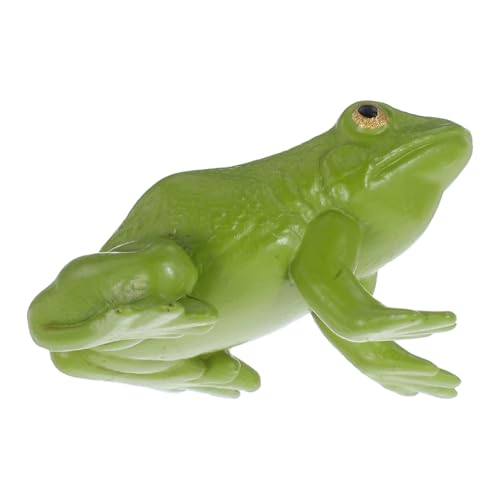 ibasenice Modelo De Rana Modelo Educativo para Figuras De Animales Realistas Figura De Animal Realista Juguete Educativo De Rana Estatuilla De Rana De PVC De Polivinilo Green