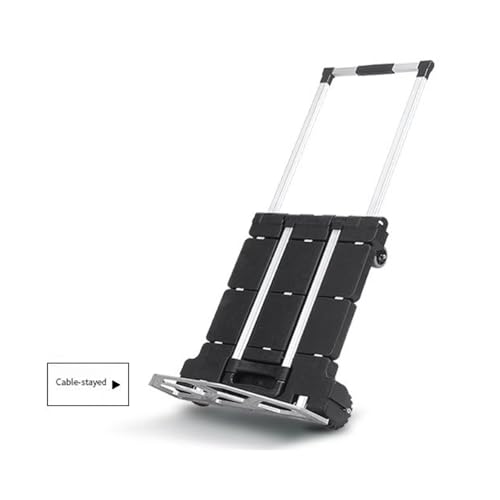 Carrito plegable multiusos con plataforma y barandales miniatura 3