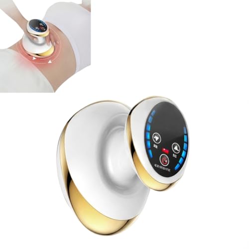 Morlit All-in-One Smart Body Care System - 9-Level Intensity & Warming Function with One-Touch Control, Instant Comfort for Tension Release, Personal Wellness Companion for at-Home (Rich Man Gold)