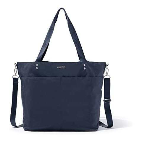 Baggallini Large Carryall Tote in French Navy Cover