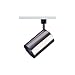 PLC Lighting TR305M BK Track Lighting 1 Light Cylinder Collection, Black Finish