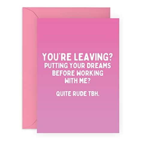 Central 23 Fun Leaving Card with Stickers Cover