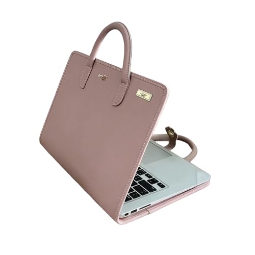 Bolso portatil mujer rosa con asa para llevar la oficina a cualquier parte con estilo