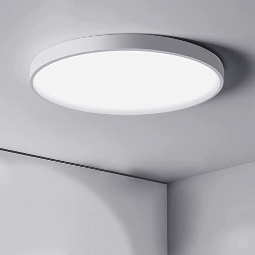 Aoufottes LED Deckenlampe 18W, LED Deckenleuchte IP54 Wasserfest, 6500K...