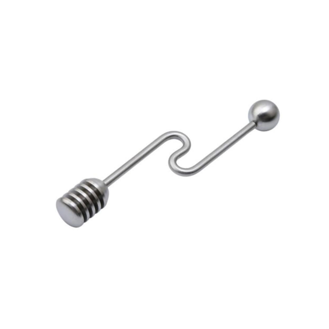 SHOWERORO Honey Stirring Spoon Jar Kit Round Beads Stainless Steel for Easy Cleaning