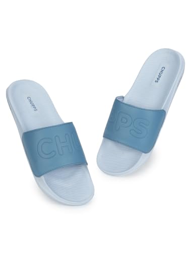 Image of CHUPPS Pure Black Drift Orthopedic Slippers | Soft Footpharma Footbed | Breathable Ventilation Holes | Lightweight Flip Flops | Anti-Skid Chappals for Everyday For Mens