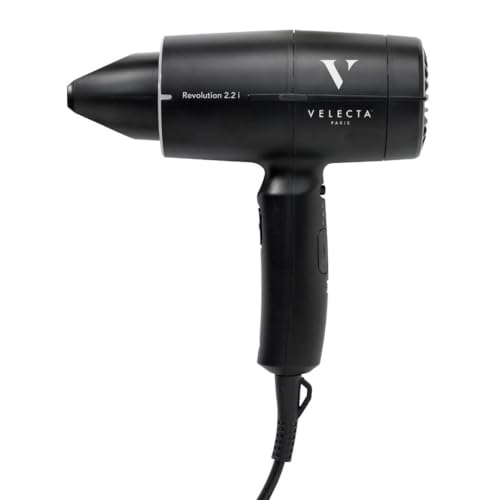 Velecta Paris - Sèche-cheveux professionnel - REVOLUTION 2.2i Noir absolu