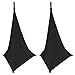 Speaker Stand Cover COOSOO 2 Pack Tripod DJ Speaker Light Stand Skirt Scrim Cover Triple Sided DJ Scrims Spandex DJ Skirts 2 Free Travel Bags 3 Sides Perfect for Glow Lighting Effect