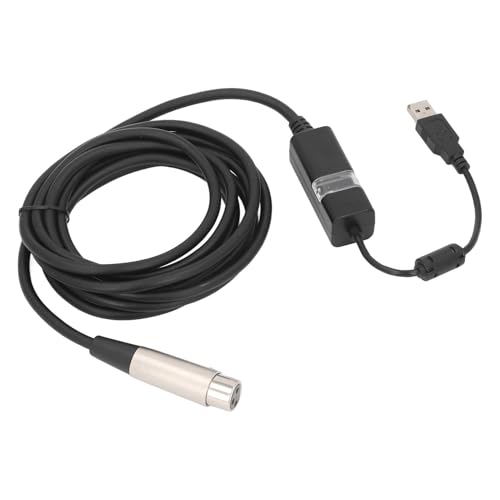 Cable de Micrófono USB con Convertidor A/D para Grabación Plug and Play