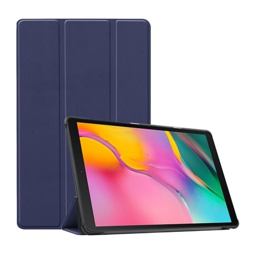 Funda Redmi Pad 10.6 de silicona con tapa soporte triple plegable azul 1