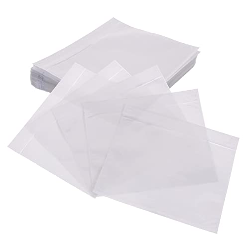 BUTIFULSIC 100pcs Invoice Bag Packaging Bag Envelopes for Packing Clear Transparent List Bags Envelopes Packing List Bag Pen Shipping Envelope Pouch Shipping Label Pouches Holder Stand Cover