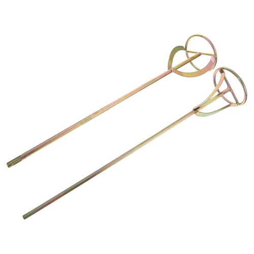 Ciieeo Varillas para Mezclar Pintura al Óleo y Cemento Accesorios para Taladro Eléctrico 2 Piezas Resistentes y Reciclables Mezcladores Duraderos para Construcción y Reutilizable