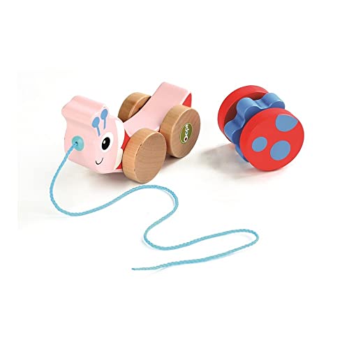 Image of Pull Toy OOPS Toddler Push and Pull Play Pull & Fun Toddler Toy, Ladybug