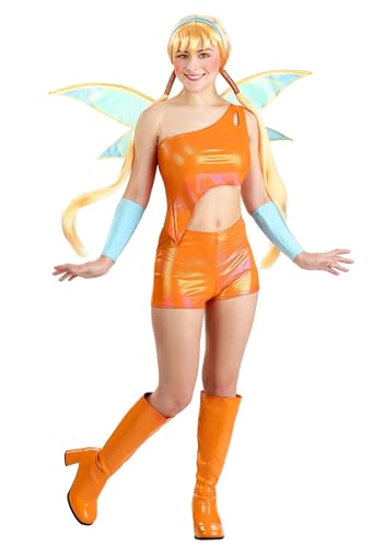Adult Winx Club Stella Fancy Dress Costume | Winx Club Fancy Dress Costumes X-Large