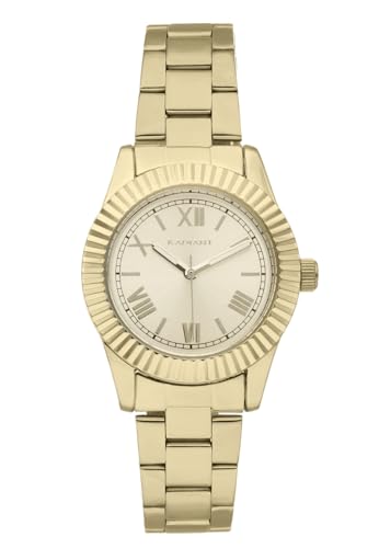 Radiant - Colección Sirene - Reloj analógico. Reloj de Pulsera para Mujer. Reloj de Brazalete con Esfera Dorada y Correa Dorada. Tamaño 32mm. 3ATM.