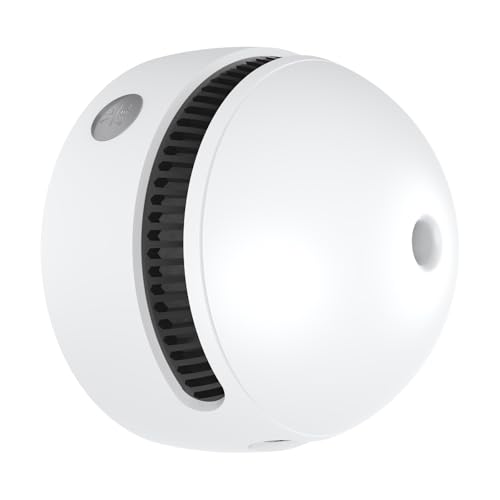 Mini Smoke Detector, Smoke Alarm & Fire Alarm Detector 10 Year Battery Operated with Photoelectric...