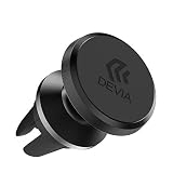 Devia Supporto universale per auto girevole a 360° telefono cellulare Smartphone fissaggio a scatto magnetico su griglia di ventilazione