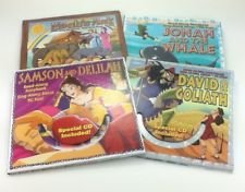 Hardcover Bible Read-Along Storybook & Sing-Along Songs PC Fun 4-Pack Book