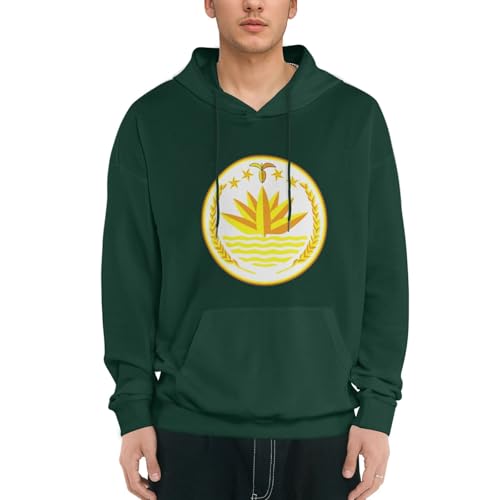 Tejido De Sudadera Forro Polar Suave Pueblo De Bangladesh Emblema Nacional Proporciona Calidez Comodidad El Diseño Manga Larga Hace Que Esta Sea Adecuada Uso Casual Diario Durante Todas Las Estaciones