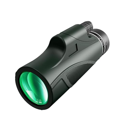 Telescopio monocular 12 x 50 HD, monocular de alta potencia con prisma BAK4 y objetivo, monocular para visión nocturna reducida, monocular impermeable IPX7 para observación de la vida silvestre