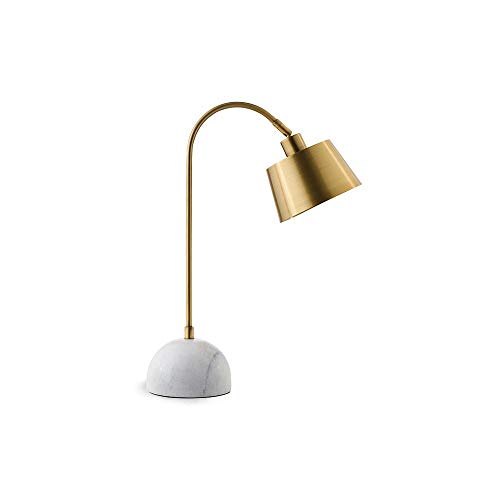 Preisvergleich Produktbild Dkdnjsk Postmodern Marmor Schreibtischlampe Studie Büro Lesen Schreibtisch Licht Schlafzimmer Nachttischlampe E27 Schraube Glühlampe LED Tischlampe Persönlichkeit Marmor Einfache Tischleuchte