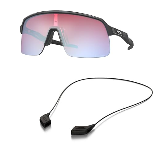 Oakley OO9463 Sunglasses Bundle: OO 9463 SUTRO LITE 946317 Matte Carbon and Large Black leash Accessory kit2