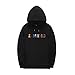 Produktbild YuanDian Herren Damen Astroworld Wish You were Here Hoodie Kapuzenpullover Herbst Winter Sport Casual Langarm Pullover Top Warm Plus Samtfutter Sweatshirt Mit Kapuze Pullis Sweater Schwarz 2# S